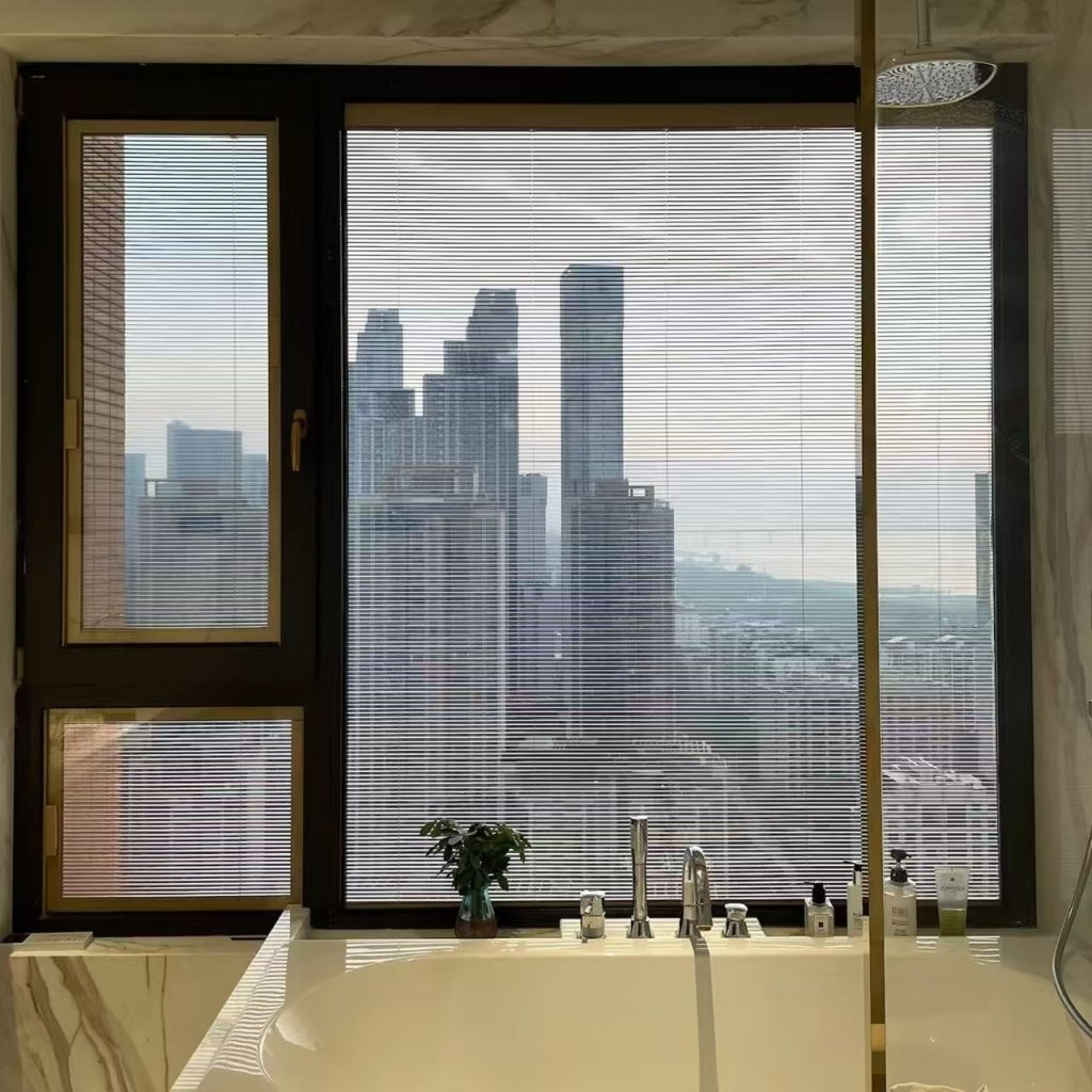 blinds between glass