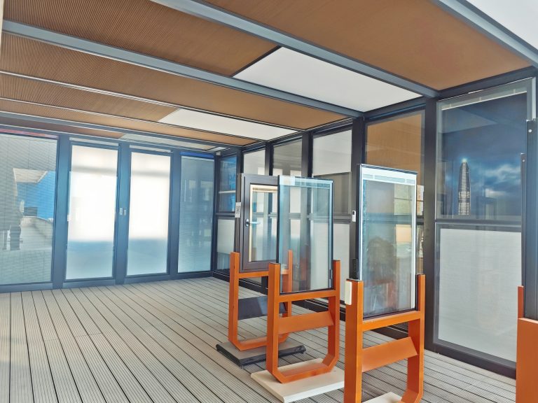 Built-in blinds window system