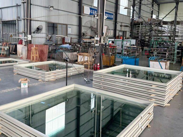 factory production of thermal break aluminum windows