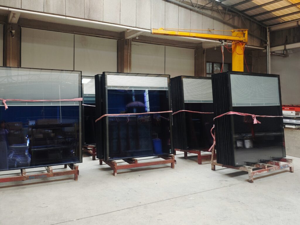 integrated blinds inside insulated glass unit