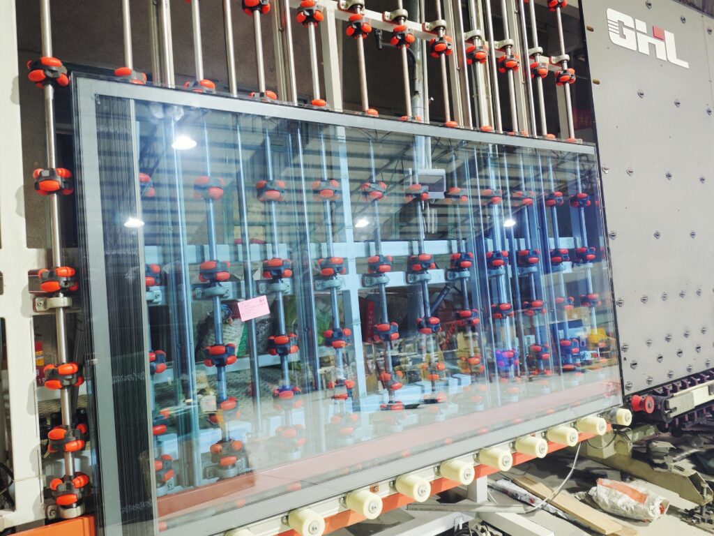 integrated blinds IGU production line