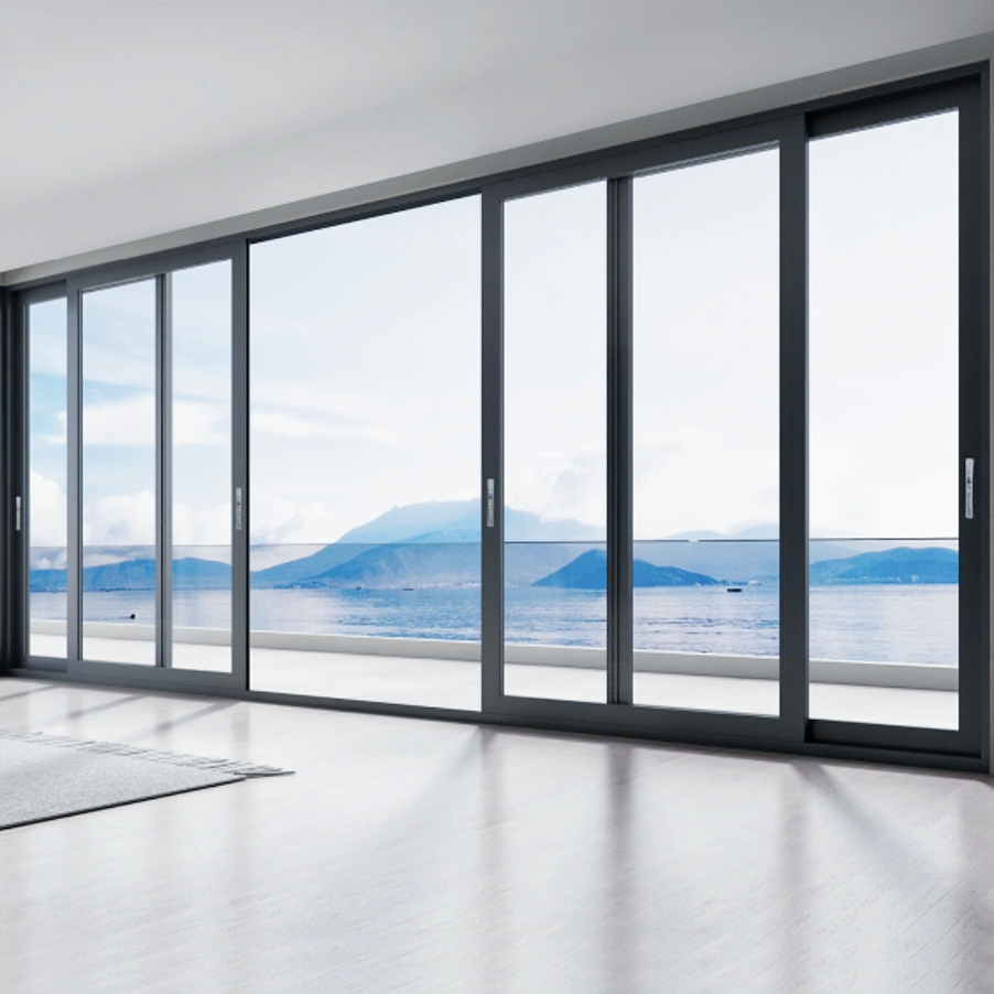 aluminum sliding door system