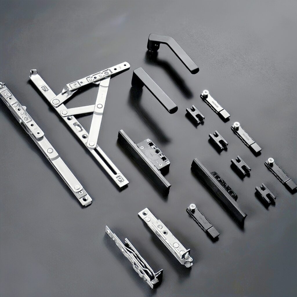 hardware components for window
