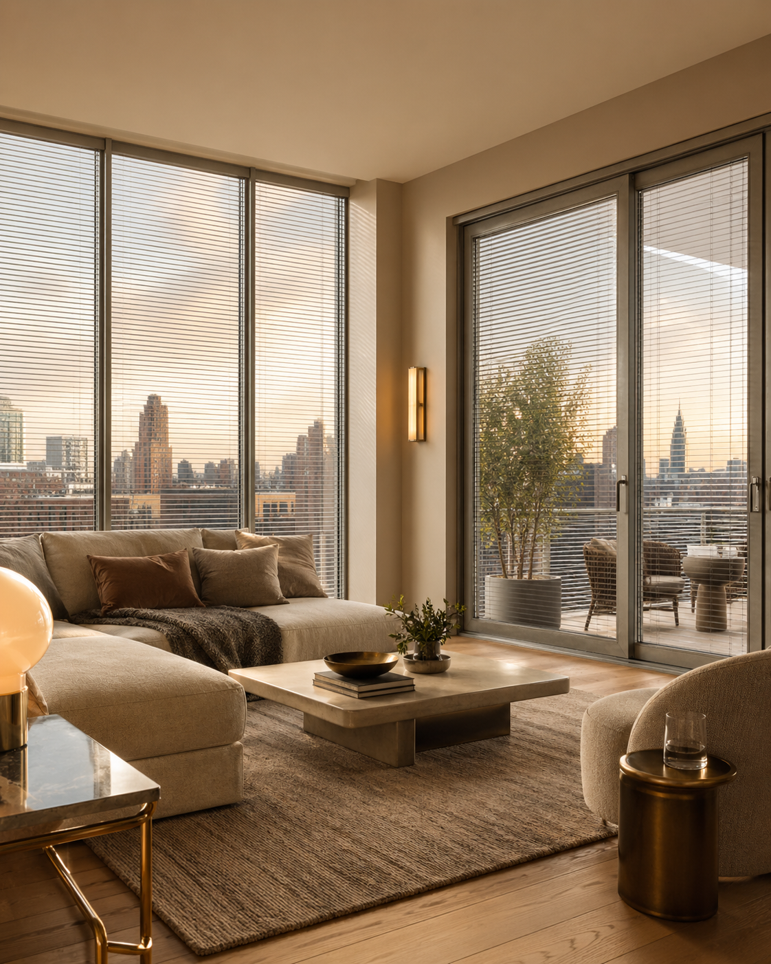Home 2 Integrated blinds IGU