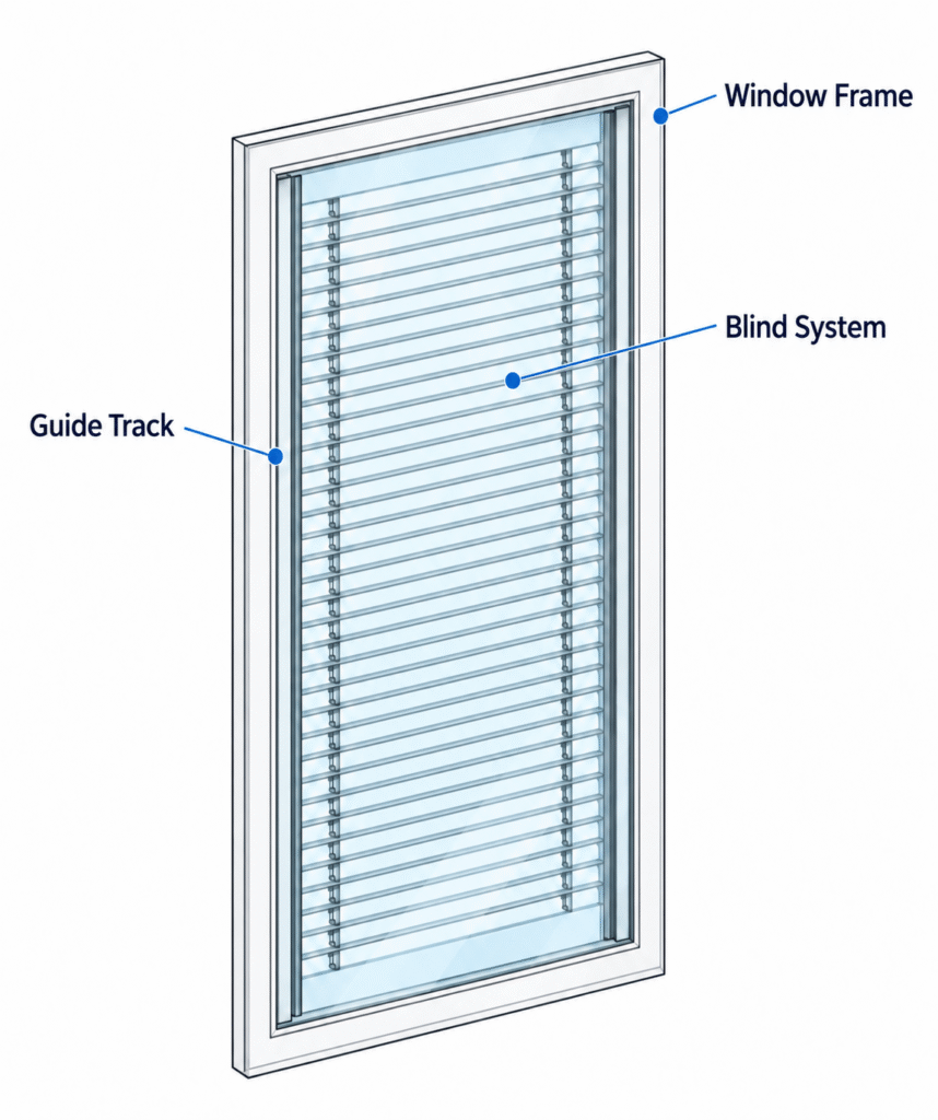 Blinds Between Glass IGU structure -2